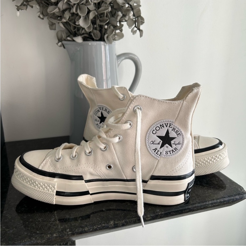 CONVERSE
Off-White Chuck 70 Plus High Top Sneakers